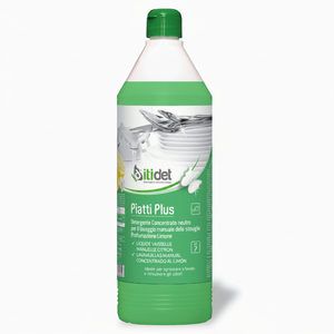 Qualité garantie Itidet FL 12 x 1 L Détergent concentré professionnel écologique parfum citron puissant pour la vaisselle - Product Image 2