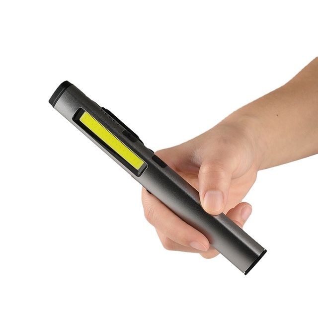 450lm Rechargeable Led Pen Light With Laser Pointer Portable Magnetic Cob Work Light With Uv Light