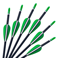 Flèches en fibre de carbone pour tirer 31 pouces ID 4.2mm colonne vertébrale 350-1500 flèches de chasse pour la pratique