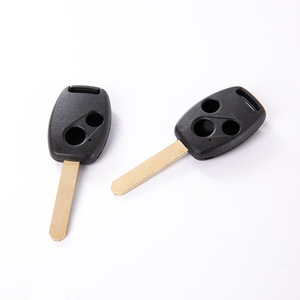 Coque de clé de remplacement pour voiture Honda, en ABS, lame en cuivre, télécommande 2 ou 3 boutons, circuit imprimé plat, pour Accord Fit - Product Image 2