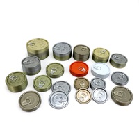 Prix de gros 202 #   Fourniture d'usine : Couvercles de boîtes de conserve en fer blanc TFS à ouverture facile (EOE) de 52,3 mm