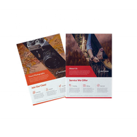 Merveilleux service d'impression offset d'impression pour brochures/prospectus/catalogues papier gaufré pour carton d'emballage de promotions