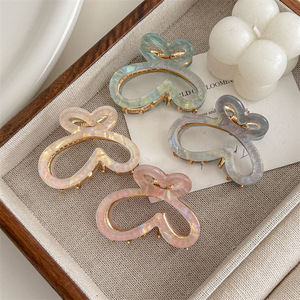 Nouvelle Épingle à Cheveux Papillon Élégante et Colorée Dégradée <span class=keywords><strong>2026</strong></span> – Accessoire de Coiffure Haut de Gamme en Plastique pour Femmes - Product Image 1