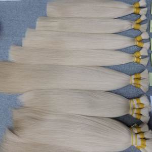 Extensions de cheveux humains bruts bouclés vierges alignés sur les cuticules vietnamiennes en vrac naturelles avec des styles droits et ondulés - Product Image 2