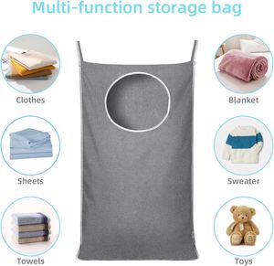 Hanging Laundry Hanmper Bag Door Laundry Hamper <b>Storage</b> Bag for Dirty Clothes - Product Image 4
