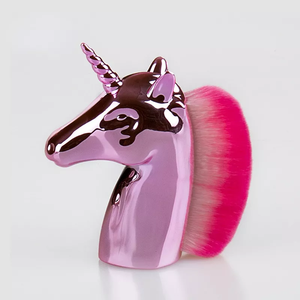Pinceaux de maquillage <span class=keywords><strong>licorne</strong></span> or Rose pinceau de maquillage poudre libre grand éventail pinceau de maquillage - Product Image 6