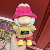 Vêtements de poupée en peluche unisexe Bubu Fashion de 17 cm, jouet en coton, robe salopette de dessin animé, échelle 1:3, haute qualité
