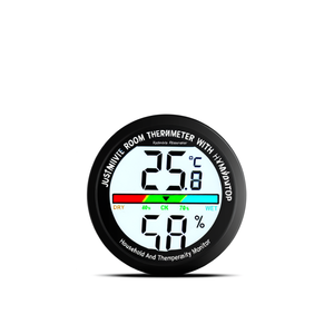 Termometro ambiente (6x1,5cm) con igrometro JUSTAMINUTE Nero JD 9041N - Product Image 2