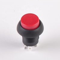 Bouton-poussoir étanche 12 mm 1NO 1NO 4 broches Double pôle Simple jeton Bouton-poussoir