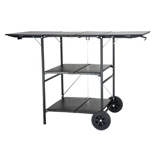 Mesa Plegable para Exteriores, Mesa de Picnic de Acero para Camping, Impermeable, Ultra JF-FT02, Estante para Mesa JF-FT02 - Product Image 6