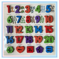 Alphabet numérique cambodgien russe russe en bois éducation précoce Cognition jouets de planche de poche pour enfants en bois