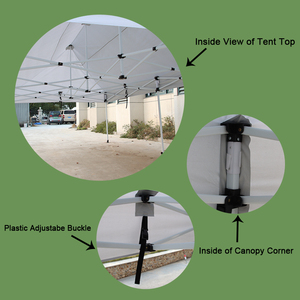 Tente d'auvent d'usine Parking extérieur 10x20 pieds auvent pliant tente de gazebo robuste - Product Image 3