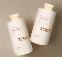 300ml 450ml 500ml 700ml HDPE blanc mat doux au toucher shampooing conditionneur bouteilles de luxe en gros pour emballage cosmétique