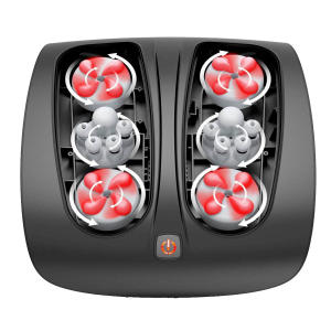 Bantalan bola akupunktur 3D, perangkat relaksasi kaki nyaman Premium, pemijat Shiatsu, plastik ABS hitam, bantalan bola akupunktur 3D - Product Image 2