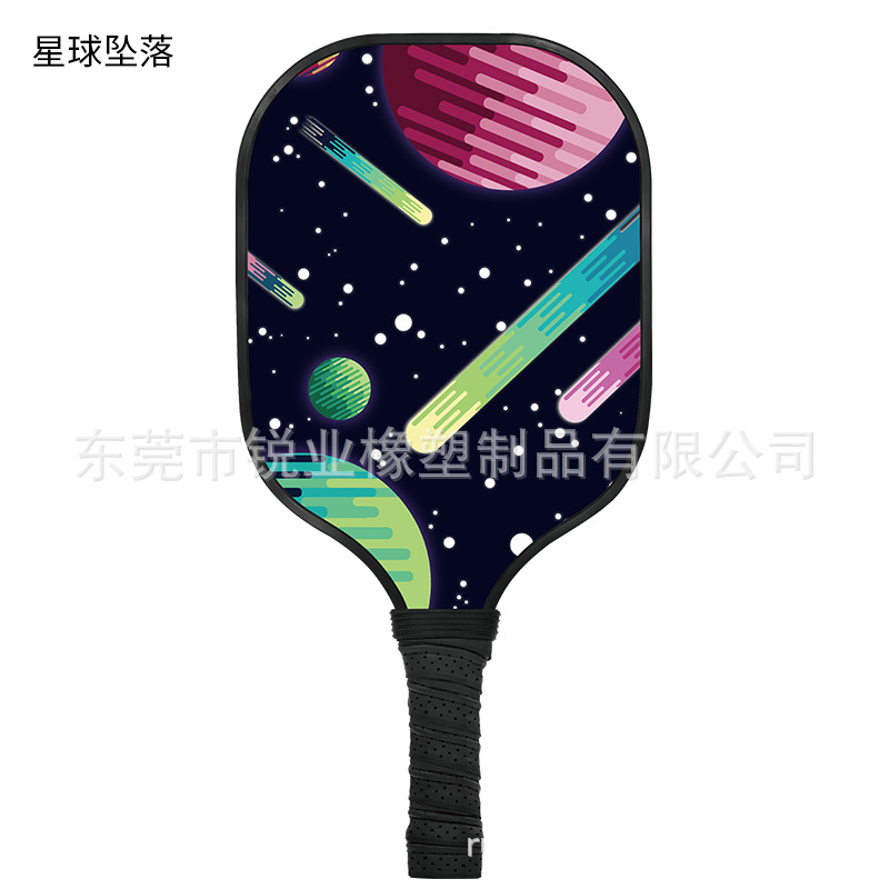 Single carbon fiber racket