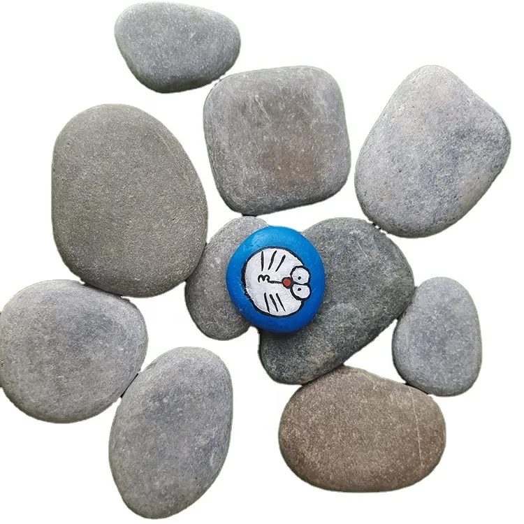 Painting Rocks Round Marble Stones Educational Toys Smooth Pebble Stone for Kids Creative Arts and Crafts Drawing on Draw Rock