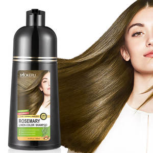 Pour Mokeru Magic 3-en-<span class=keywords><strong>1</strong></span> Shampooing couleur <span class=keywords><strong>de</strong></span> cheveux en lin OEM Non allergique Romarin Ginseng Huile d'argan 500ml Volume <span class=keywords><strong>de</strong></span> crème - Product Image 2