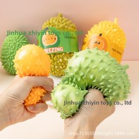 Mainan Remas Durian Bentuk Buah Gaya TikTok, Bola Anti Pecah Pereda Stres, Silikon Lembut, Anak-anak 7-14 Tahun, Unisex