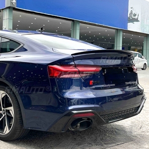 สำหรับ Audi A5 ปี 2017 2018 2019 2020 สปอยเลอร์หลังคาท้ายรถยนต์ วัสดุ ABS คุณภาพสูง สีรองพื้น ตกแต่งปีกท้ายรถ - Product Image 4