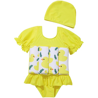 Vente chaude enfants à manches courtes Shorty flottabilité maillot de bain gilet de bain détachable flotteur maillots de bain pour les enfants apprendre à nager