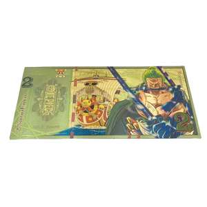 15 Billetes Conmemorativos de Plástico y Metal con Lámina Dorada, Coloridos, de una Sola Pieza, para Regalos de Cumpleaños y Colecciones de <span class=keywords><strong>Anime</strong></span> - Product Image 1