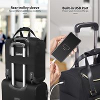 Sac à dos personnalisé en polyester de qualité supérieure, imperméable, résistant aux déchirures, souple, sac de voyage à roulettes