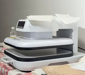 Máquina de Transferencia de Calor Eléctrica Inteligente Totalmente Automática de 38x38cm, Máquina de Prensa de Camisetas por Sublimación - Product Image 3