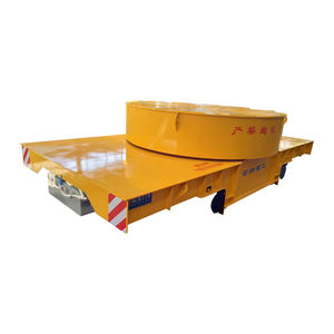 맞춤형 30 톤 창고 전동 레일 이송 카트 턴테이블이있는 전기 이송 트롤리 - Product Image 1