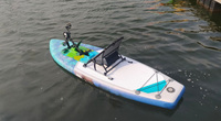 Accessoires de planche de surf à Jet de Sport aquatique, planche de pêche gonflable, ensemble de planche de pagaie avec pédale