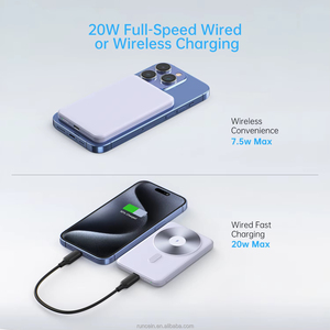 Runcein <span class=keywords><strong>แบ</strong></span><span class=keywords><strong>ต</strong></span>เตอรี่ pd 20W 5000mAh <span class=keywords><strong>ช</strong></span>าร์จ<span class=keywords><strong>เร็ว</strong></span>ขนาดเ<span class=keywords><strong>ล</strong></span>็กแบบพกพาได้แบตเตอรี่แม่เห<span class=keywords><strong>ล</strong></span>็กไร้สายขนาดเล็กบางเฉียบ - Product Image 5