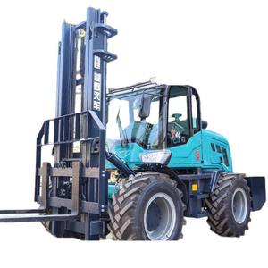 Plataforma Elevadora Hidráulica Multifunción de 4 Toneladas para Manejo en Fábrica, Transporte en Muelle, con Motor de Combustión Interna y Tracción en las Cuatro Ruedas - Product Image 5