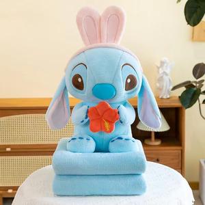 Bantal kartun Stitch grosir, selimut, AC mobil 2-in-1, selimut tidur siang anak, hadiah serbaguna - Product Image 5