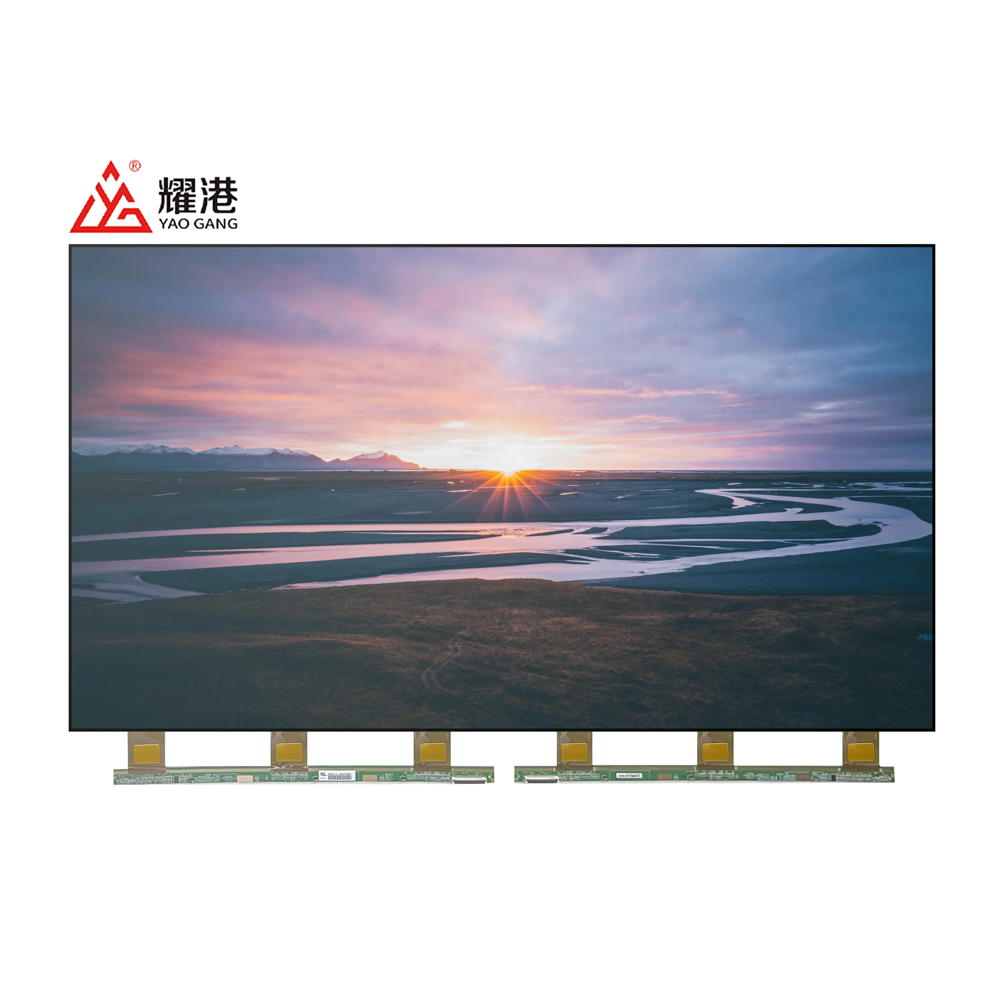 شاشة LCD بديلة فعالة من حيث التكلفة 43 بوصة UHD 4K شاشة عرض مسطحة مفتوحة للتلفزيون