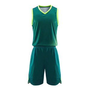 Uniforme de basket-ball de haute qualité, respirant, 100% polyester, matériau durable, uniforme d'équipe pour adultes, sans manches, personnalisable - Product Image 1