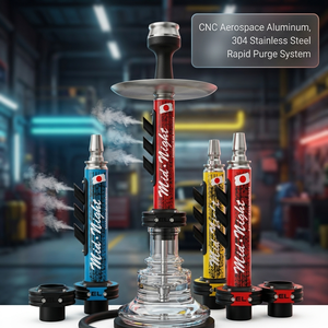 Vente directe d'usine - Chicha en aluminium de style russe et japonais - El Bomber Midnight Off Road - Chicha Narghile - Product Image 1