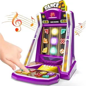 Parmak hızlı itme oyunu Fidget oyuncak bellek eğitim eğitim bellek müzikal Mini çocuk için Arcade dans makinesi