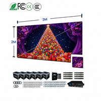 Écran LED de location 5m x 3m clé en main P2.6 P2.9 P3.91 pour festival, scène, mariage, événement, exposition