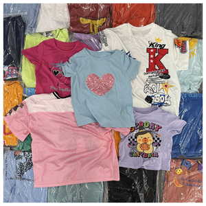 Children's <b>T</b>-<b>Shirts</b> Mixed Colors Assorted Designs Summer Wear for Kids Ages 0-12 Years Fashion Style Top Collection - Product Image 3