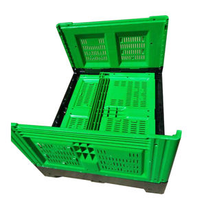 1100Mm Food Grade Zware Waterdicht Met Wielen Inklapbare Palletdozen Te Koop - Product Image 6