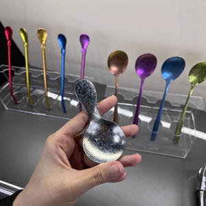 Ensemble de cuillères multi-usages pour enfants en titane pur SHOUYUAN, de qualité supérieure, de qualité alimentaire, lavable au lave-vaisselle, facile à nettoyer, portable, réutilisable - Product Image 4