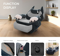 Échantillon gratuit de support de téléphone et d'accoudoir à griffes de chat, fauteuil inclinable électrique intelligent à commande vocale, siège de jeu de cinéma électrique, fauteuil à bascule