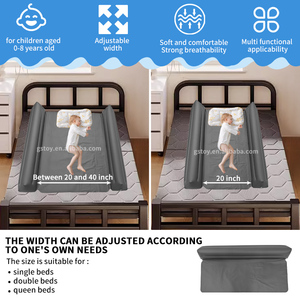 Barandillas de cama plegables para niños pequeños, parachoques de TPU antideslizantes, Barandillas de cama para niños, seguridad Rais, barandilla inflable para cama de bebé - Product Image 2