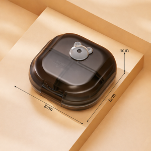 Pastillero Portátil, Estuche para Guardar Medicamentos, Estuche para Pastillas de Viaje, Contenedor de Vitaminas, Organizador de Medicamentos con Contador de Uso - Product Image 4