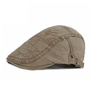 Béret Millennium Spice pour Femme Printemps Automne Vintage avec Broderie Lotus Style National Y2K Chapeau Frontal pour le <span class=keywords><strong>Sport</strong></span> - Product Image 3