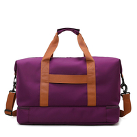 2024 nouveau YCH personnalisé grande capacité couleur Nylon sac polochon étanche sport sec humide séparation dames sac polochon week-end sac de sport