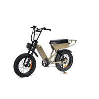 Vélo électrique en stock, vélo électrique de montagne Fatbike, UE, États-Unis, Australie, Royaume-Uni, pas cher, vélo électrique Fatbike 20 pouces à double suspension, vélo électrique d'usine