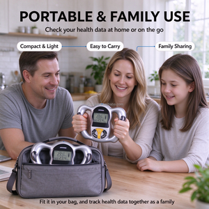 Batteriebetriebenes Handgerät zur Körperzusammensetzungsanalyse BIA Fettmessgerät für Fitness-Studio und Zuhause Tragbarer & <span class=keywords><strong>BMI</strong></span>-Gesundheitstester - Product Image 1