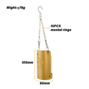 Nouveau chandelier d'aromathérapie des EAU moyen-orient brûleur d'encens support de lampe atmosphère intérieure support de lampe support de lampe de camp avec chaînes - Product Image 6