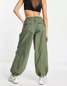 Bonne qualité Y2K Hip Hop décontracté Streetwear Parachute <span class=keywords><strong>Cargo</strong></span> pantalon <span class=keywords><strong>taille</strong></span> <span class=keywords><strong>basse</strong></span> <span class=keywords><strong>kaki</strong></span> femmes ample grande <span class=keywords><strong>taille</strong></span> <span class=keywords><strong>Cargo</strong></span> pantalon pour femme - Product Image 3