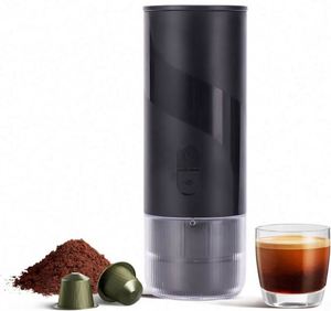 Machine à expresso électrique portable 3 en 1, cafetière de voyage pour le camping, cafetière de voiture avec USB-C - Product Image 1